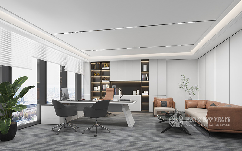 蘇博科技2000㎡辦公項目裝修設計